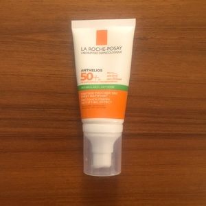 Unopened bottle of French Anthelios 50+ sunblock